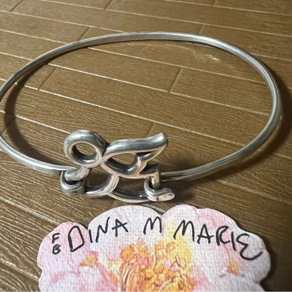 James Avery Retired Flying Angel Hook-on Bracelet SZ M! 925